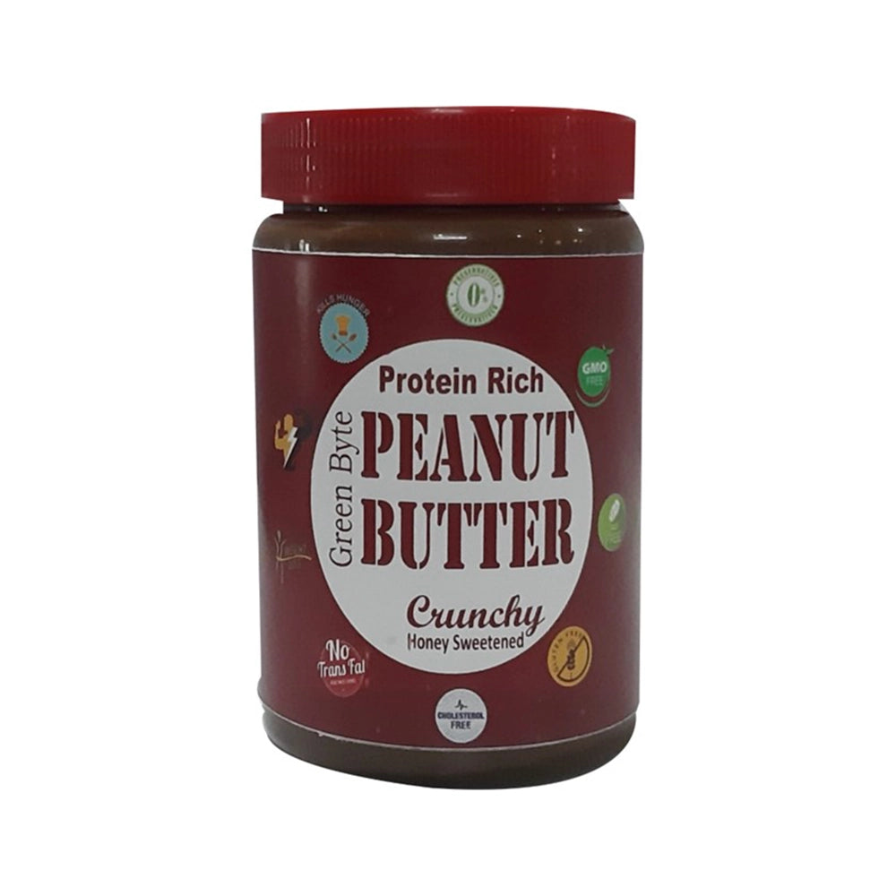 Green Byte - Peanut Butter - Honey Sweetened - Crunchy-1